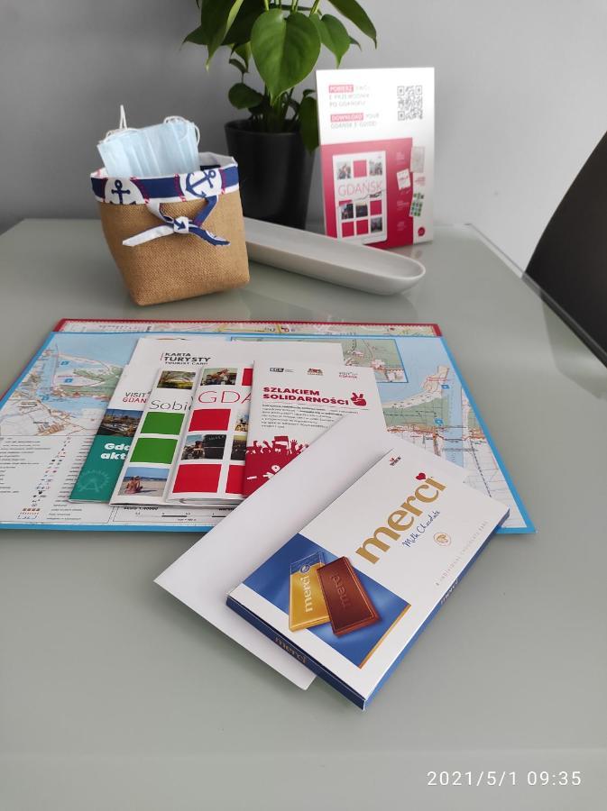 Przytulny Apartament, 2 Pokoje Nad Morzem Apartment Гданск Екстериор снимка